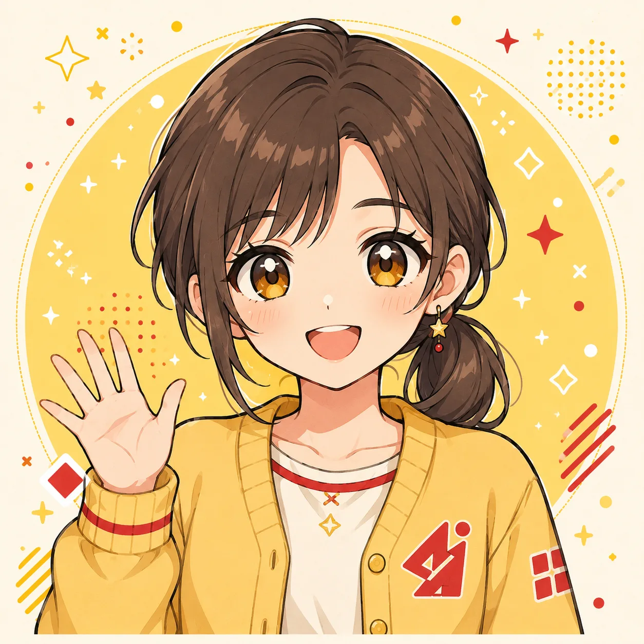 馬場素子のアバターイラスト